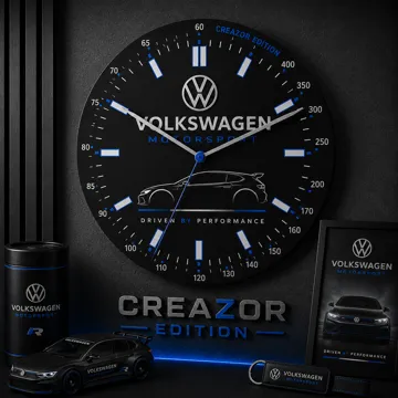 Cuadro decorativo en 3D: Horloge Murale Modulaire – Edition Volkswagen — vista de referencia 2