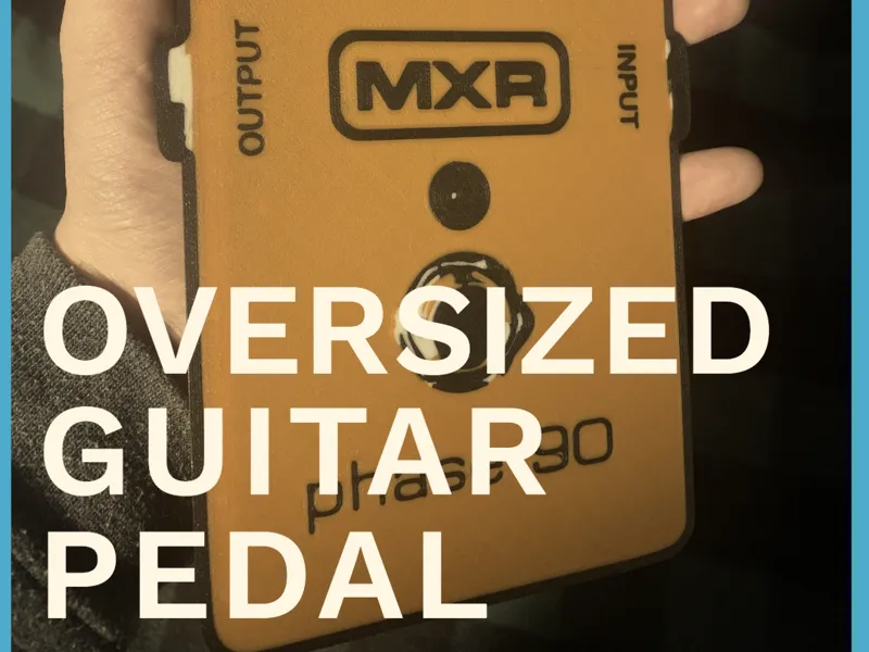 OVERSIZED GUITAR PEDAL