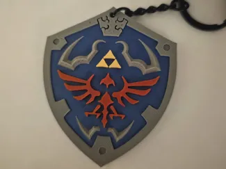 Hylian shield key ring