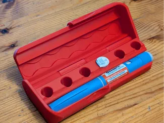 Ozempic pen clamshell case