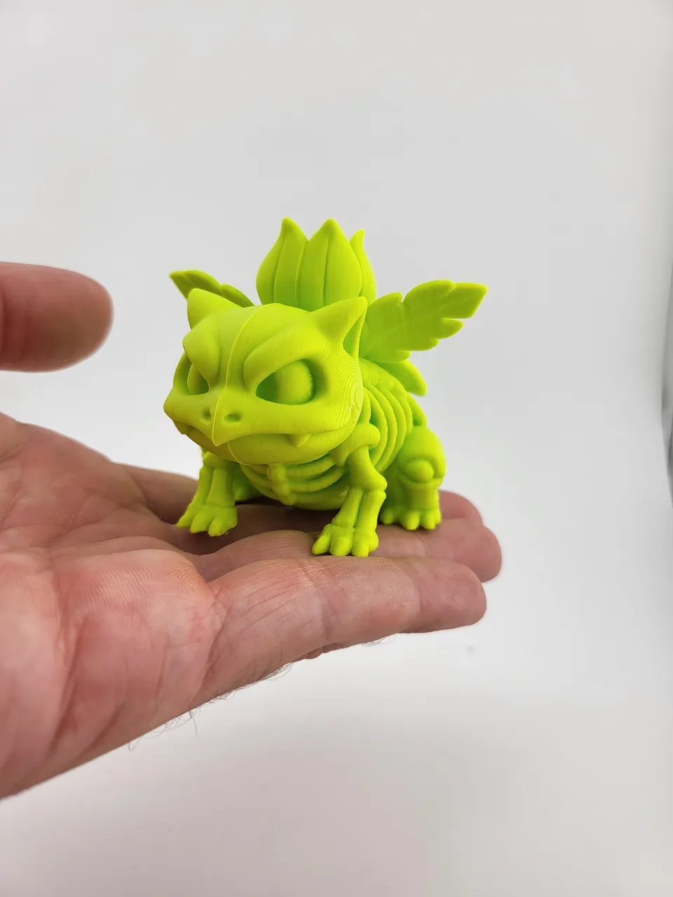 Ivysaur Pokemon Skeleton Stylized kawaii cute view 2