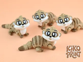 Cute Flexi Meerkat Keychain