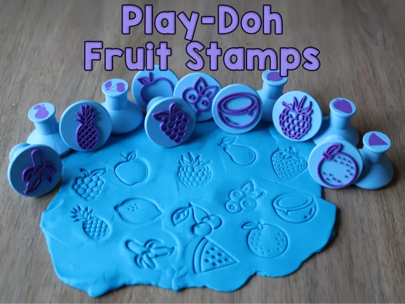 Play-Doh Fruit Stamps