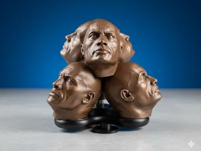 The Rocto-Spinner (Dwayne Johnson fidget spinner)