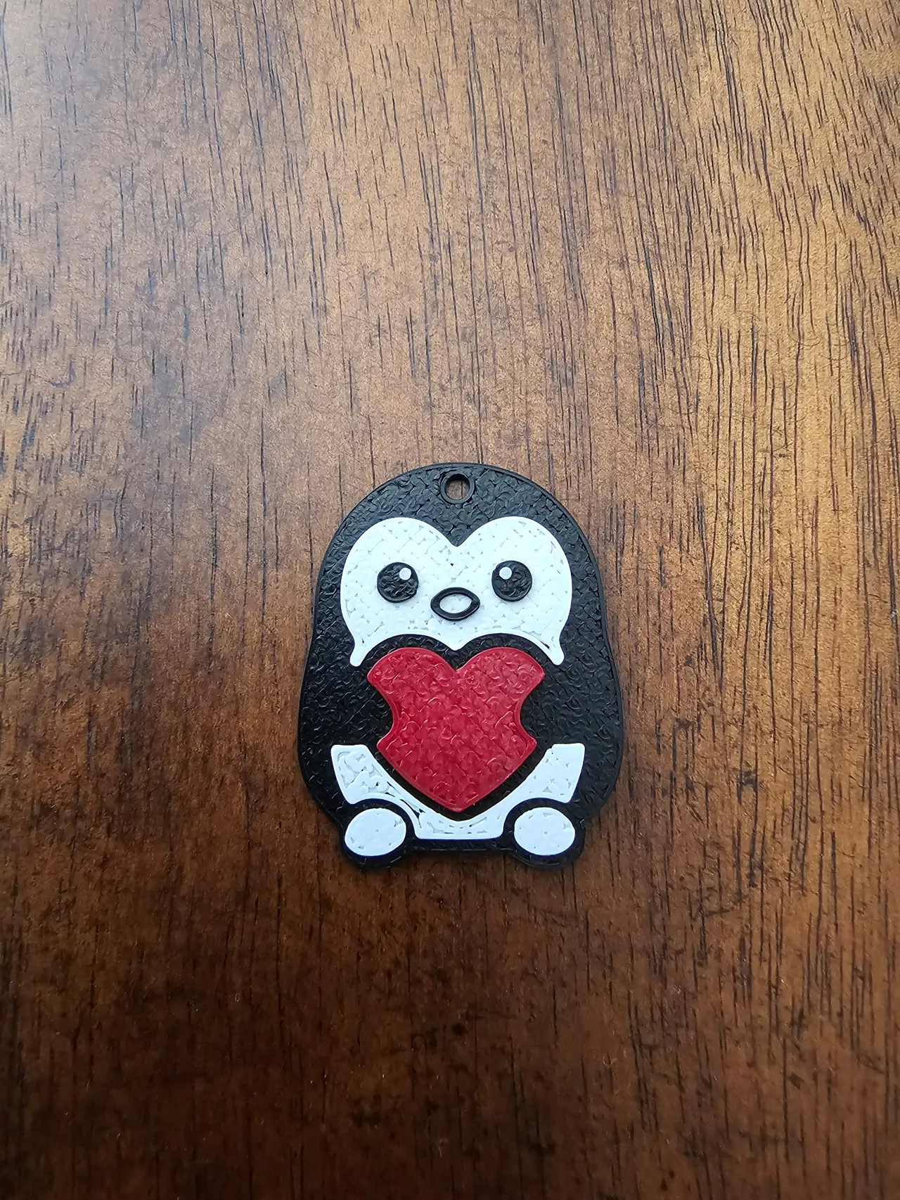 Valentine Penguin Earrings view 2