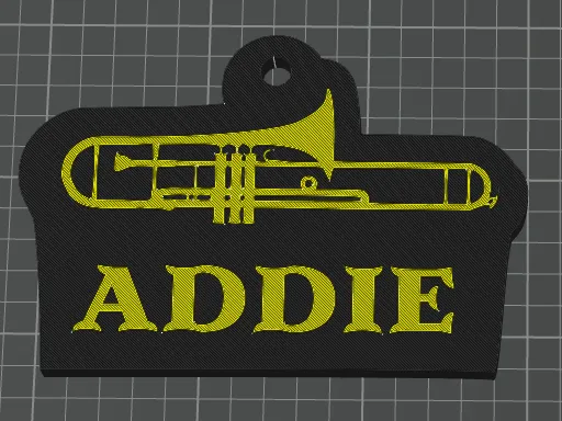 Trombone Christmas Ornament