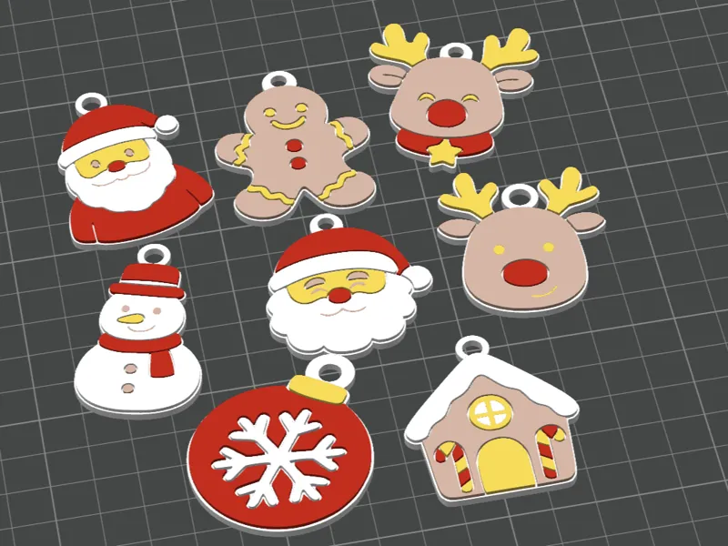 Christmas Ornaments Set