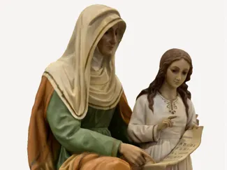 SANTA ANA Y LA VIRGEN MARÍA - ESTATUA IGLESIA