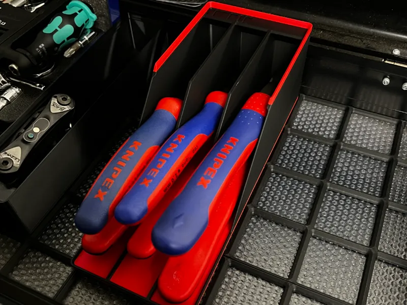 Gridfinity Knipex Pliers Rack - 2×5×10U 