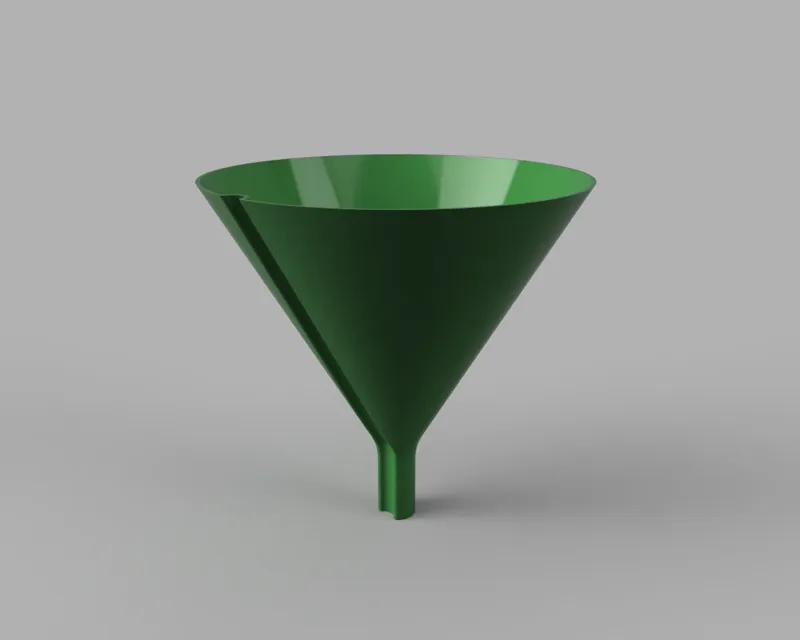 Ventilated funnel