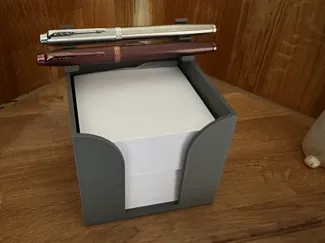 Notiz/Zettelhalter mit Siftablage