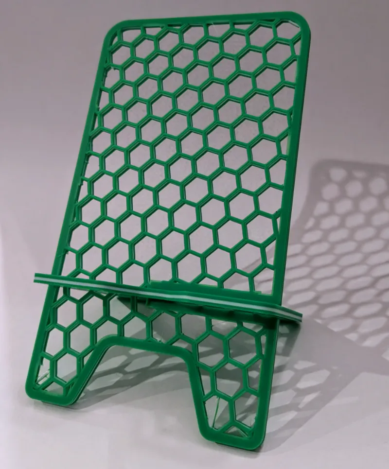 Multicolor Hexagonal Phone Stand Two Piece