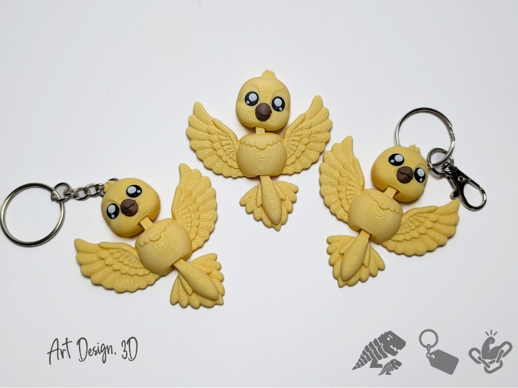 Articulated Bird - Strong Joints 3D model
