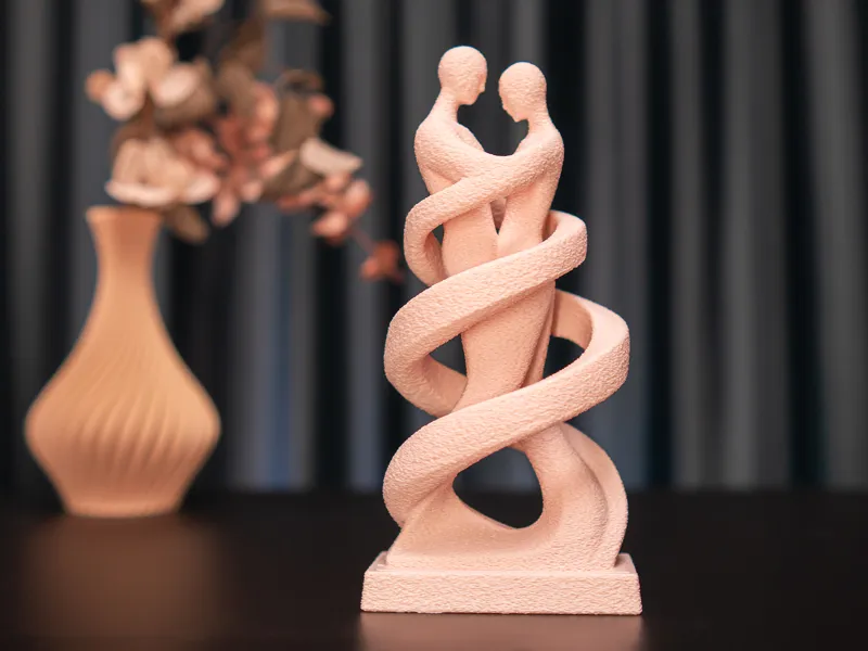Infinite Embrace Sculpture - Fuzzy Skin