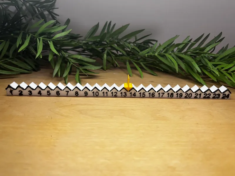 advent calender for christmas december countdown