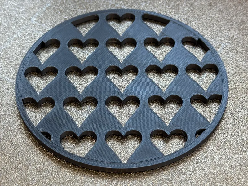 Valentine hearts coaster