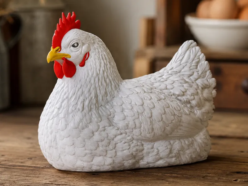 Farm House Ranch Chicken Figurine Home Decor