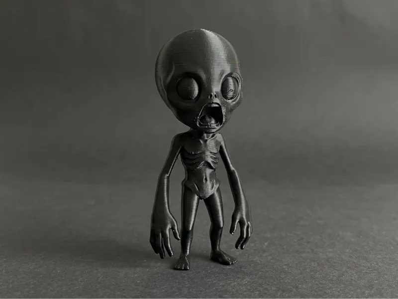 Chibi Alien Figurine (Startled Expression)