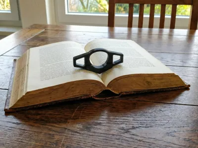 Ergonomic One-Handed Book Page Holder
