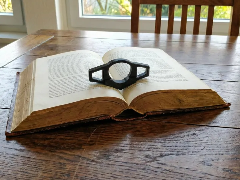 Ergonomic One-Handed Book Page Holder