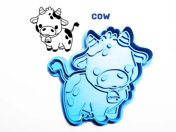 Emporte-pièce / tampon vache