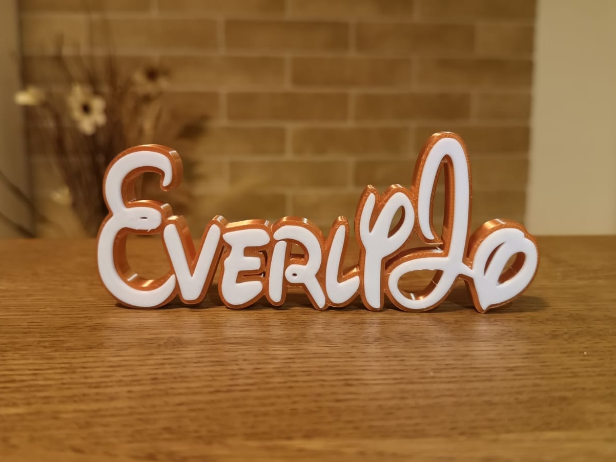 Everly Jo Name Disney Tag