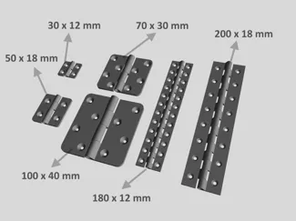 Hinge and piano hinge - The ultimate collection