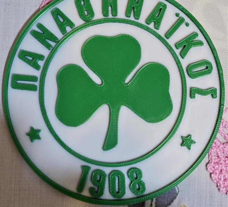 Panathinaikos FC Drink Coaster (AMS 2 Colours)