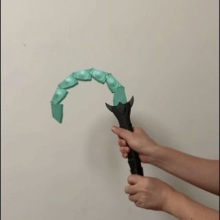 Full 3D Printed Transforming Scythe