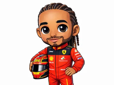 LEWIS HAMILTON TOONYX