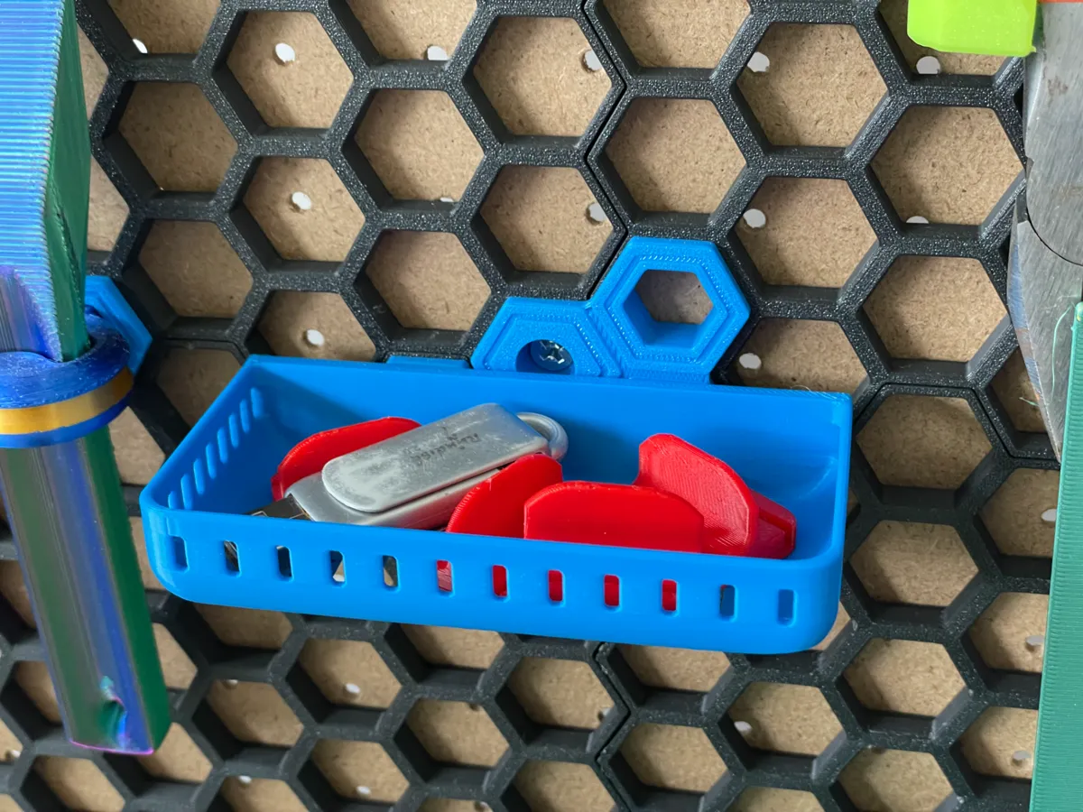 Petit plateau pour mur de rangement en nid d'abeille (HSW)