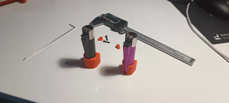 Clipper lighter skadis mount - T Nut system