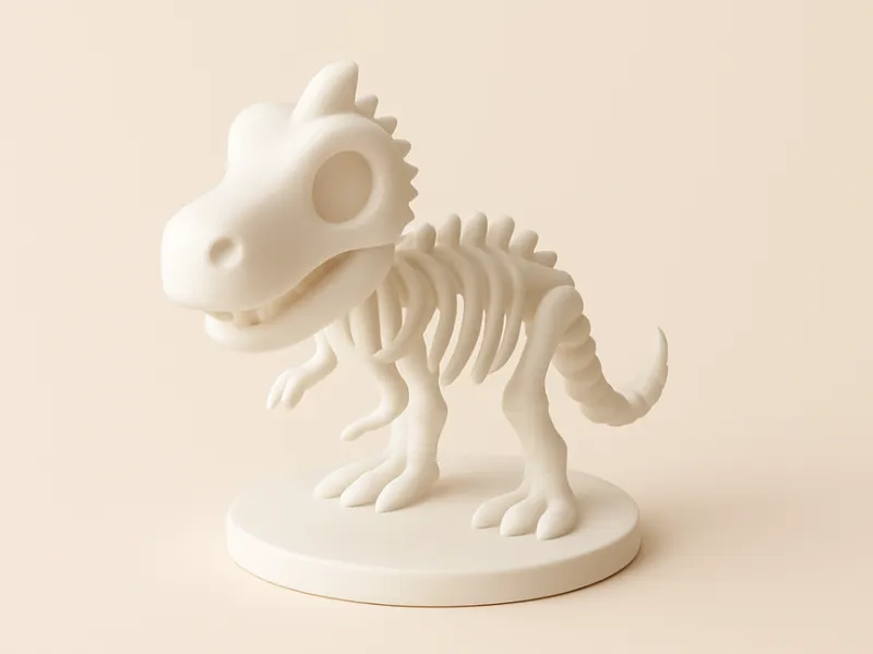 Dino-Knochen trifft Comic-Charme 