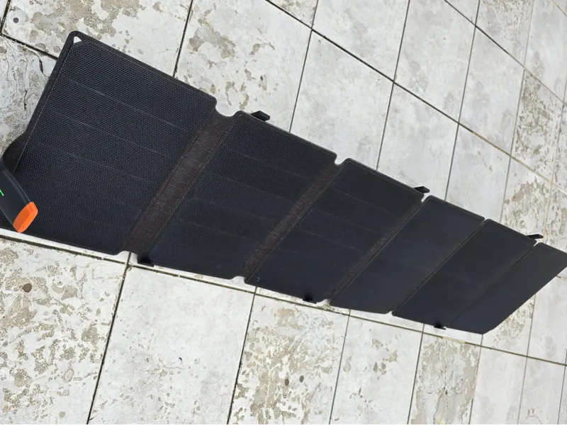 foldable solar panel holder