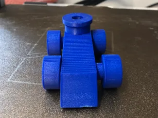 balloon powered car toy for kids/quick print
