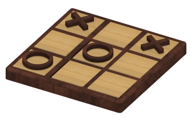 Noughts and Crosses Portable Game