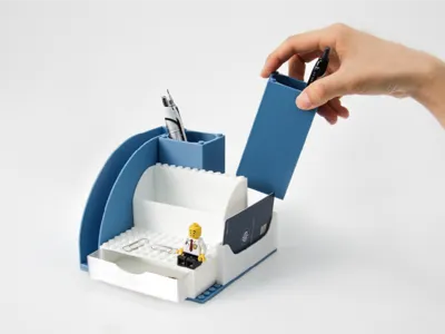 BRICKS DESK ORGANIZER WITH LEGOO