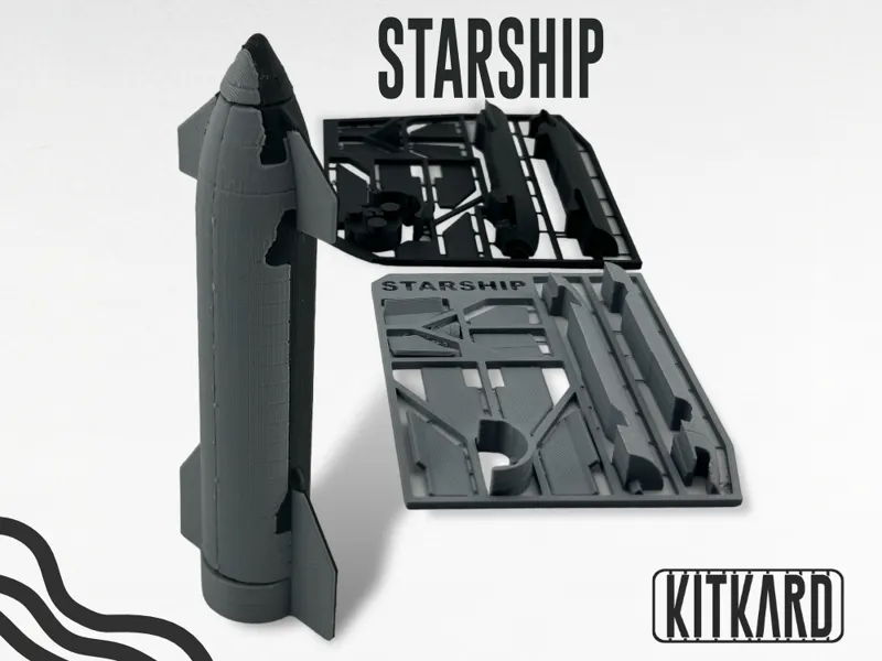 Starship Rocket kit card