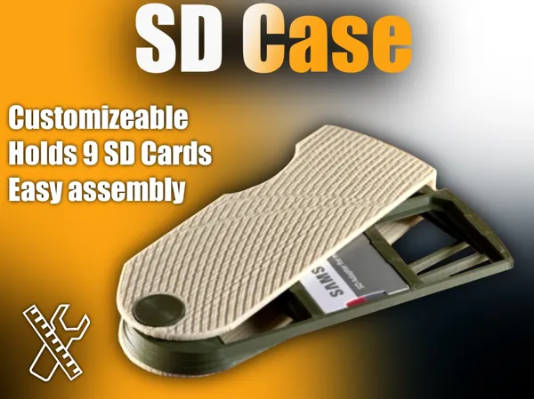 Étui de rangement pour cartes SD
