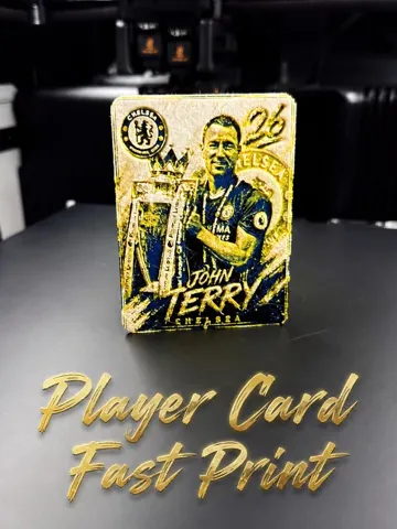 Modelo para impresión 3D: John Terry Legend Card — vista de referencia 2
