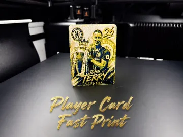Modelo para impresión 3D: John Terry Legend Card — vista de referencia 3