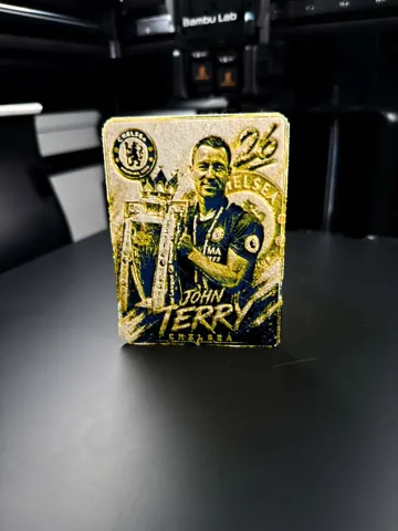 Modelo para impresión 3D: John Terry Legend Card — vista de referencia 4