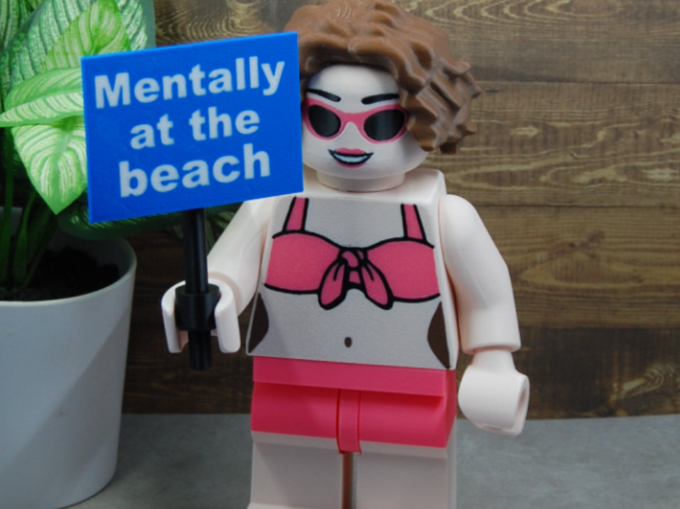 Mentally at the Beach – 500% Bikini Brick 