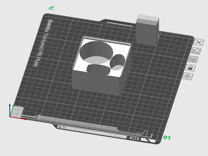 Gridfinity MK3 Sekundenkleber und Aktivator Halter