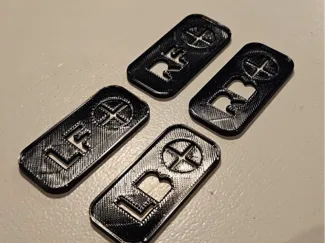 Tire tags in TPU (english and swedish versions)