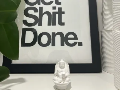 Washroom Budda may keep your zen
