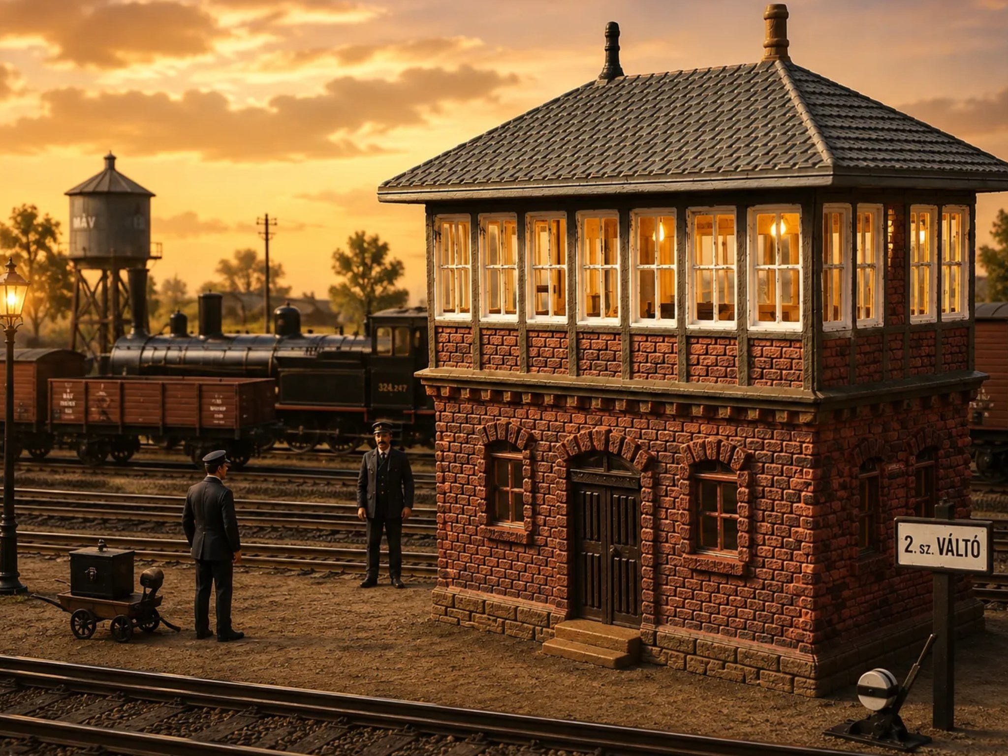 H0 scale signal tower - 1