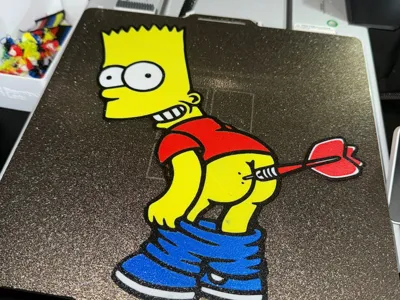bart simpson wall art