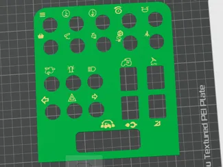 Logitech G Saitek Farming simulator plate