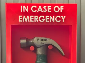 In Case of Emergency "HARD RESET" Display Box